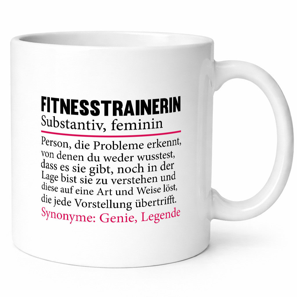 Fitnesstrainerin | Spruch Trainerin Sport Geschenkidee Humor Tasse