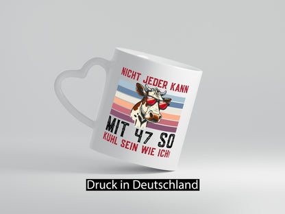 Mit 47 so gut aussehen | 47. Geburtstag Landwirt Bauer v2 lustiger Spruch