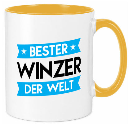 Bester Winzer | Weinbauer Wein Geschenk Humor Geschenkidee lustiger Spruch Tasse