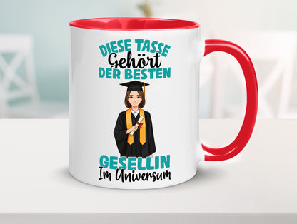 Im Universum: Gesellin | Handwerkerinnen lustiger Spruch Geschenk Humor