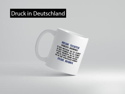Meine Tochter vergisst niemals | Muttertag Mama lustiger Spruch Geschenk