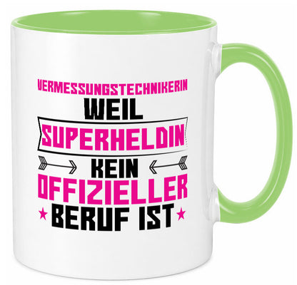 Superheldin Vermessungstechnikerin | Techniker Humor Geschenkidee Tasse