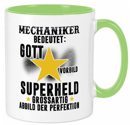 Bedeutung von Mechaniker | KFZ Werkstatt Geschenk Humor Geschenkidee lustiger Tasse