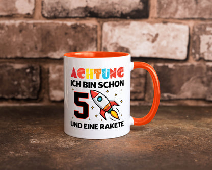 5. Geburtstag | Rakete Weltraum 5 Jahre Galaxy lustig Geschenkidee Geschenk
