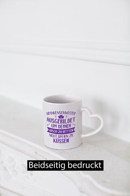 Ausgebildet um deinen Arsch zu retten | Spritzen Geschenk Humor Geschenkidee