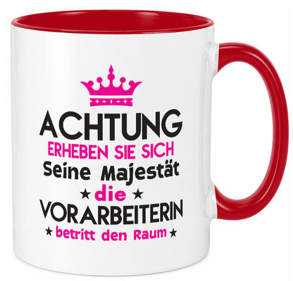 Seine Majestät Vorarbeiterin | Kollegin Teamleiter lustig Arbeit Kollegen Büro