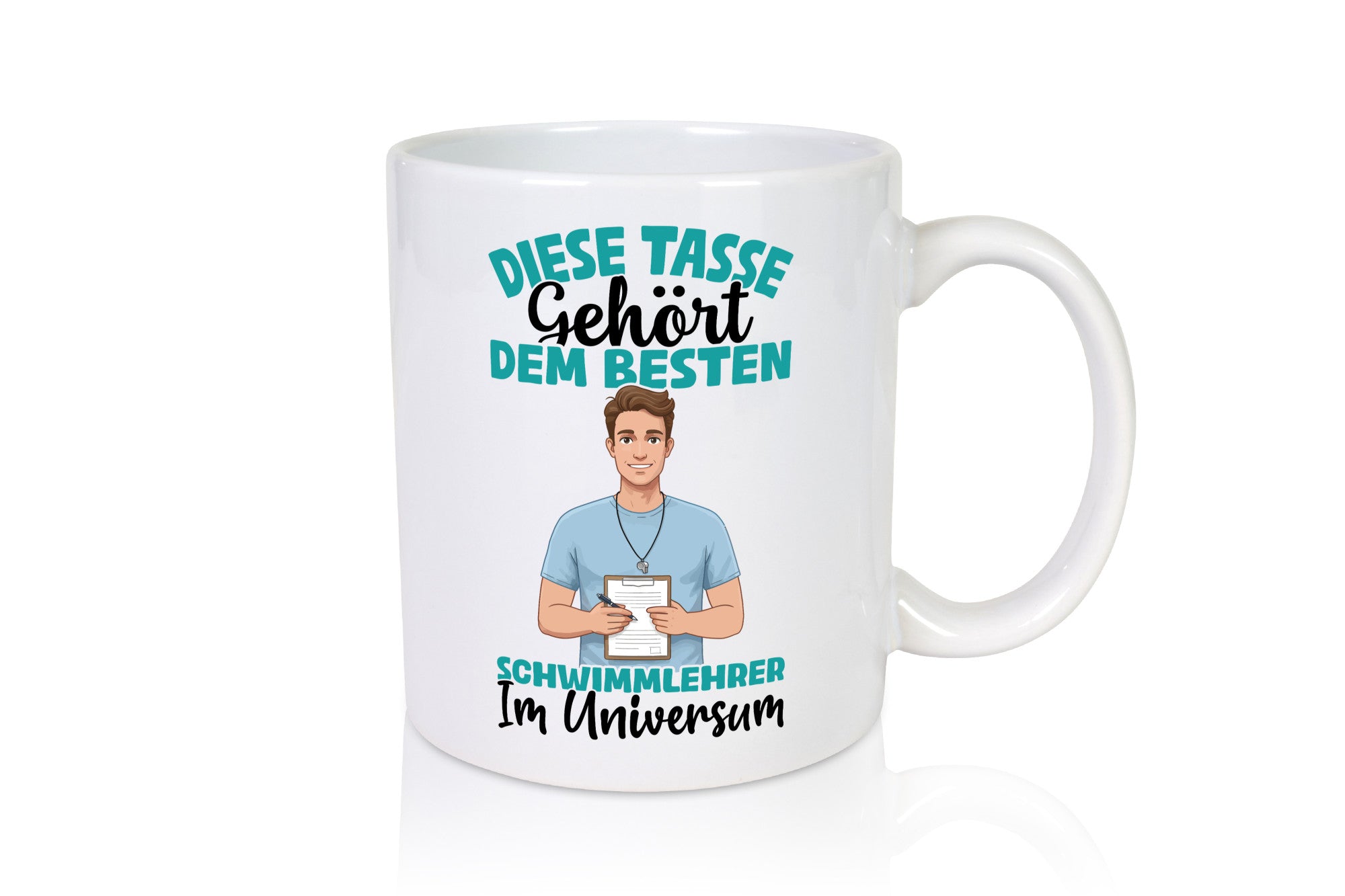 Im Universum: Schwimmlehrer | Lehrer schwimmen Geschenkidee Humor Tasse