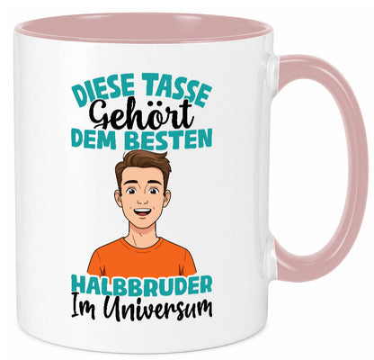 Im Universum: Halb Bruder | Stiefvater Stiefmutter Geschenkidee Familie Humor Tasse