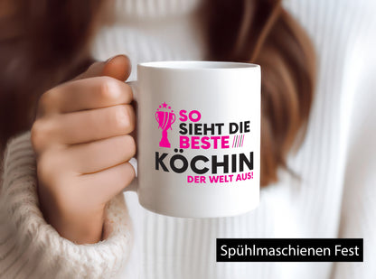 Die Weltbeste Köchin | Chefköchin Chefkoch Humor Arbeit Kollegen Büro