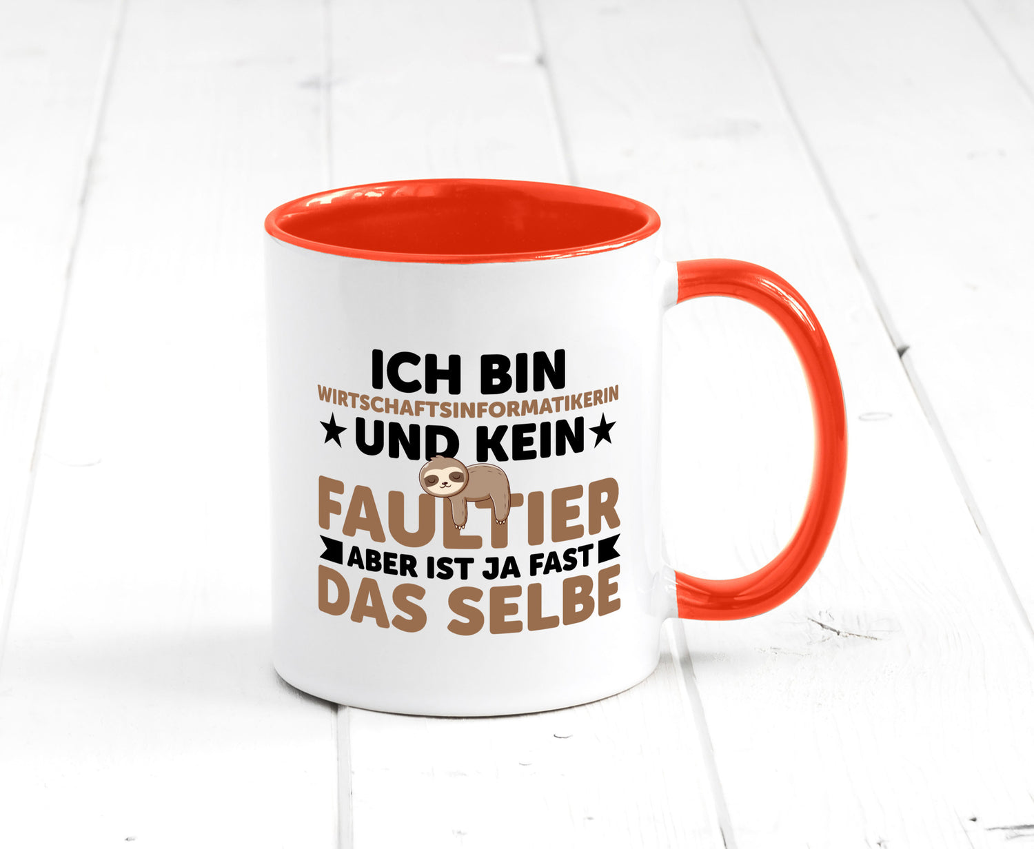 Ich bin kein Faultier: Wirtschaftsinformatikerin v2 lustig Tierliebhaber Humor