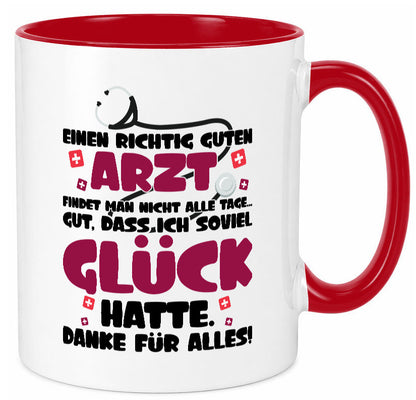 Richtig guter Arzt | Dankeschön Tasse Ãrzte Spruch vl1 Humor Geschenkidee