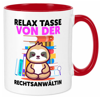 Relax Tasse: Rechtsanwältin | Jurstin Anwältin Geschenkidee Humor Tasse
