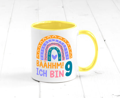 9. Geburtstag | 9 Jahre Regenbogen Bääm Mädchen Geschenk Geschenkidee lustiger