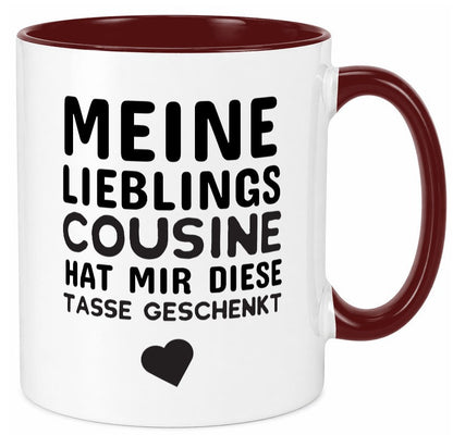 Lieblingscousine | Cousine Tasse Cousinen Humor Geschenkidee
