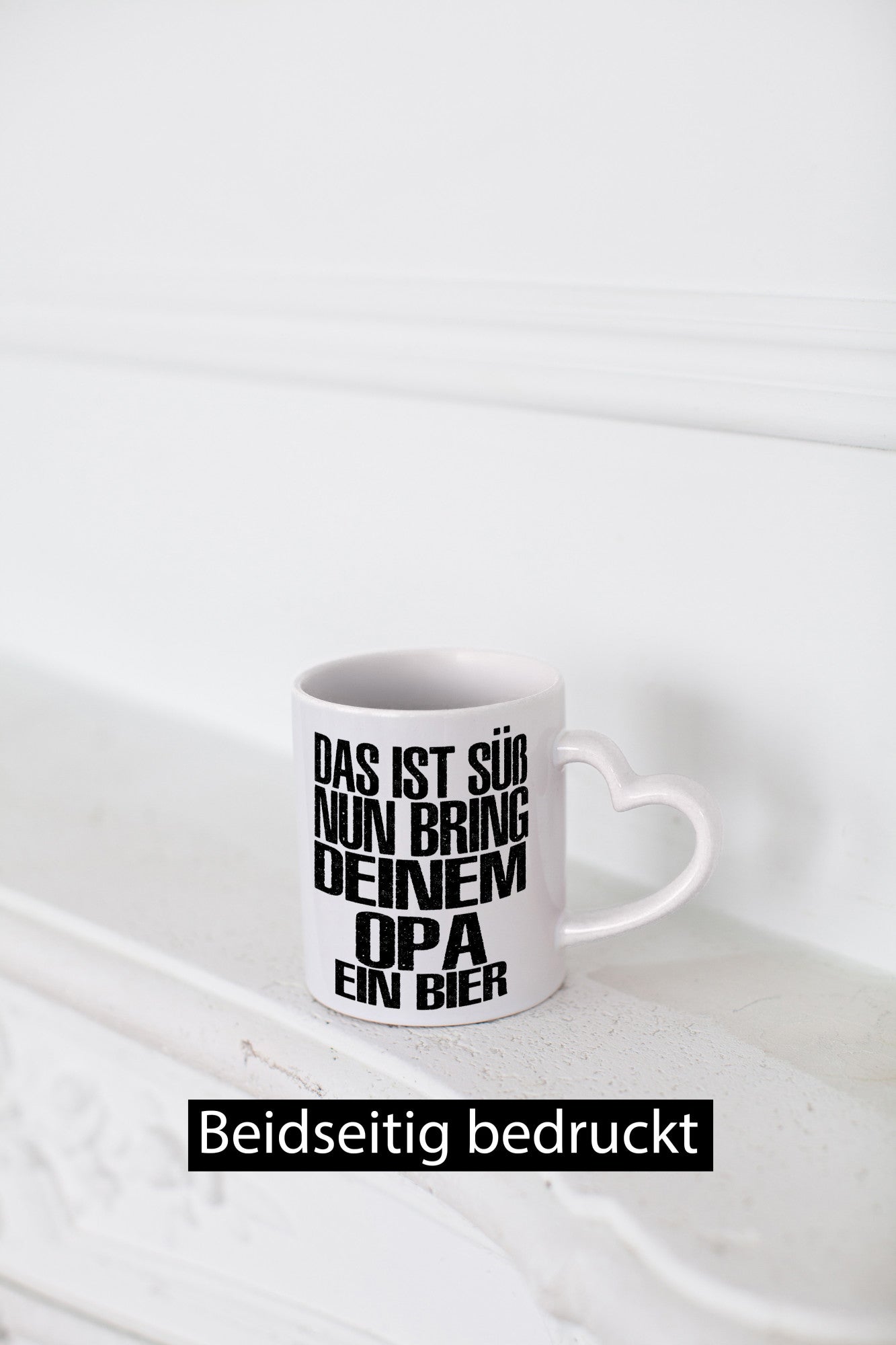 Süß, bring deinem Opa Bier | Geschenk Familie Geschenkidee lustiger Spruch Tasse