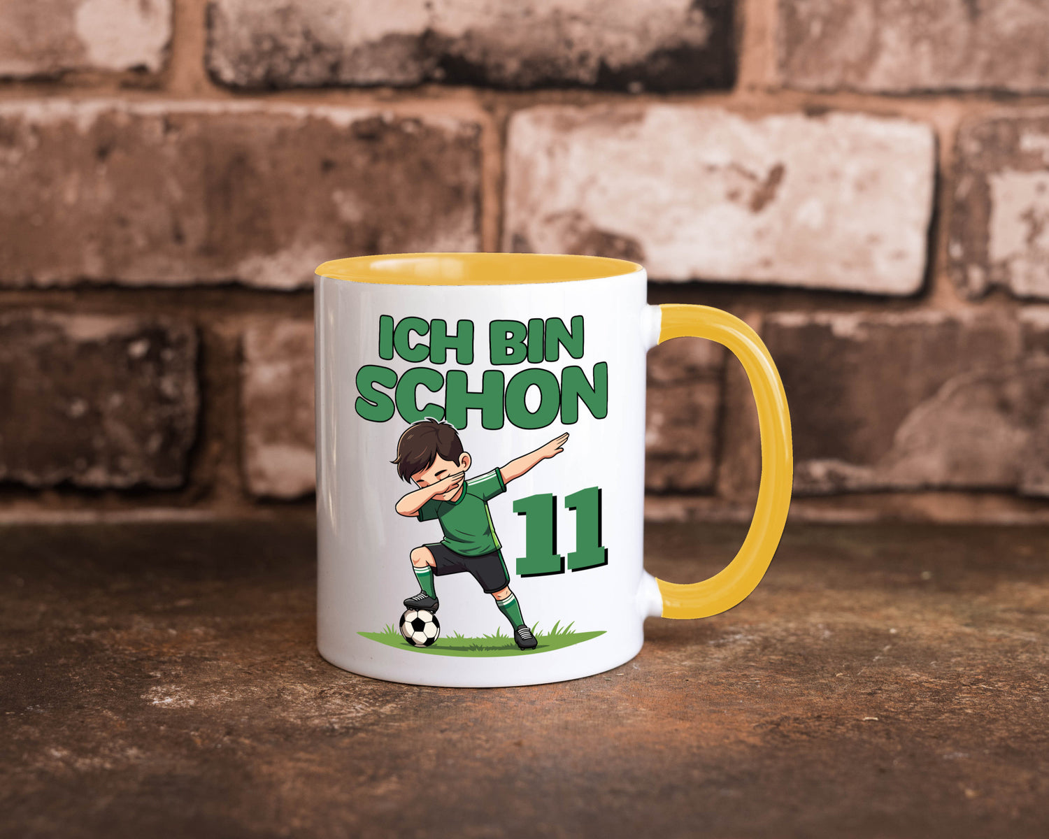 11. Geburtstag | 11 Jahre Fußballer Geschenkidee Humor Tasse