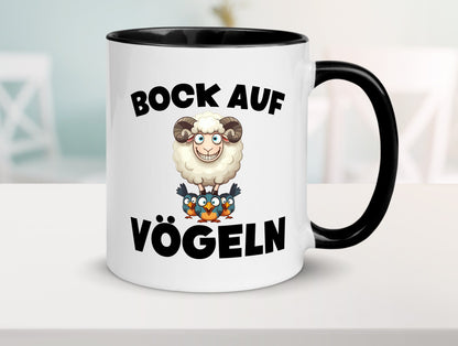 Bock auf Vögeln | Vögel Lustig v2 Humor Geschenkidee Geschenk Tasse