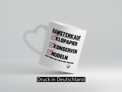 Hamsterkauf | Weihnachten Shopping Geschenkidee Humor Tasse