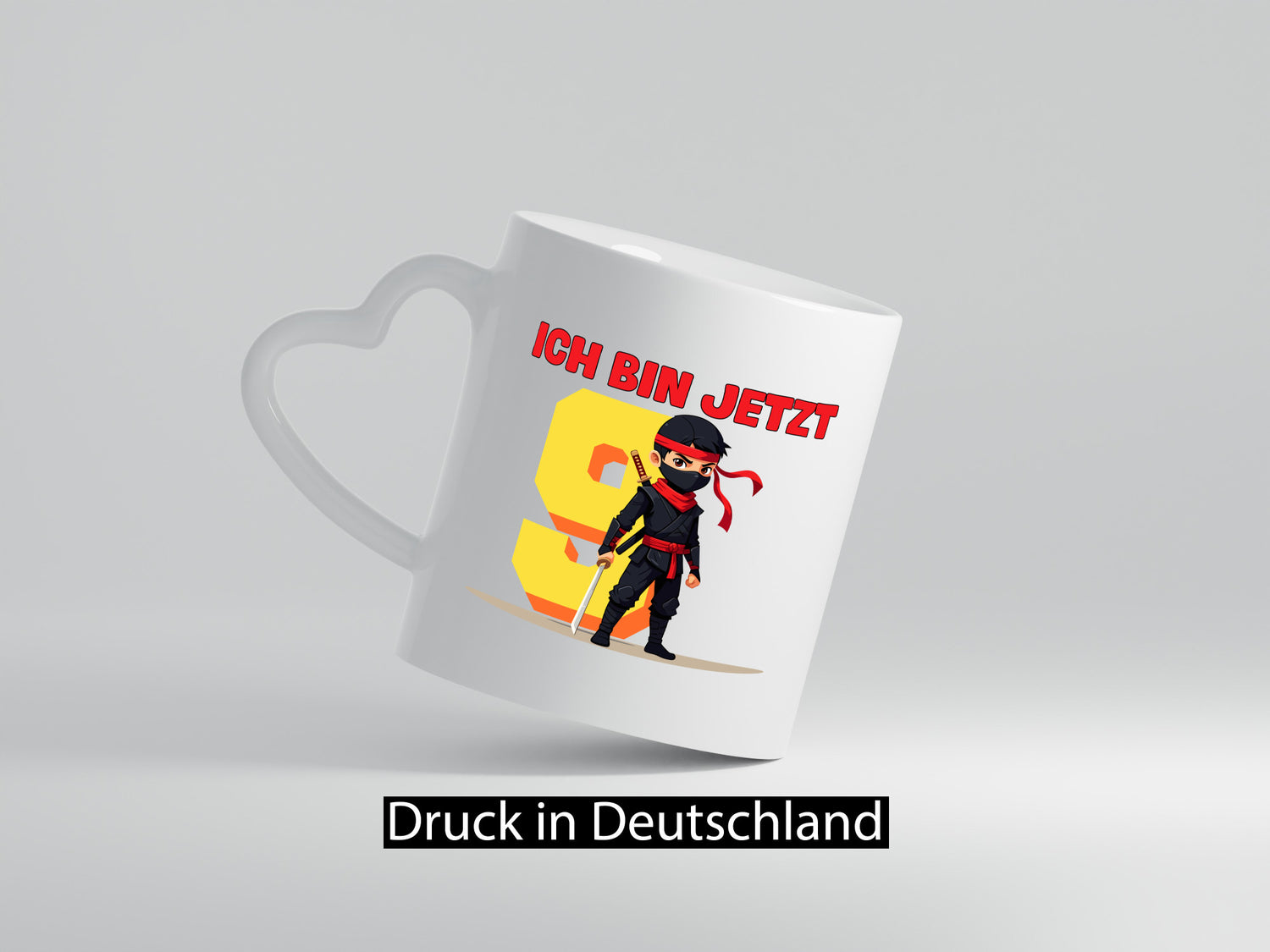 9. Geburtstag | 9 Jahre Ninja Kinder Geschenkidee Humor Tasse