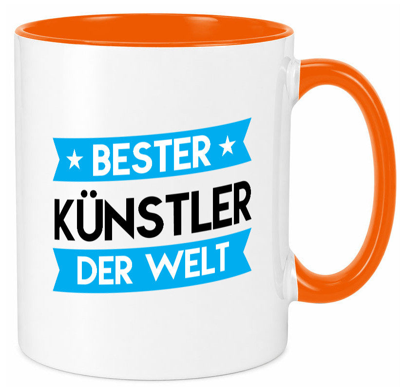Bester Künstler | Spruch lustig Kunst Humor Geschenkidee Geschenk Tasse
