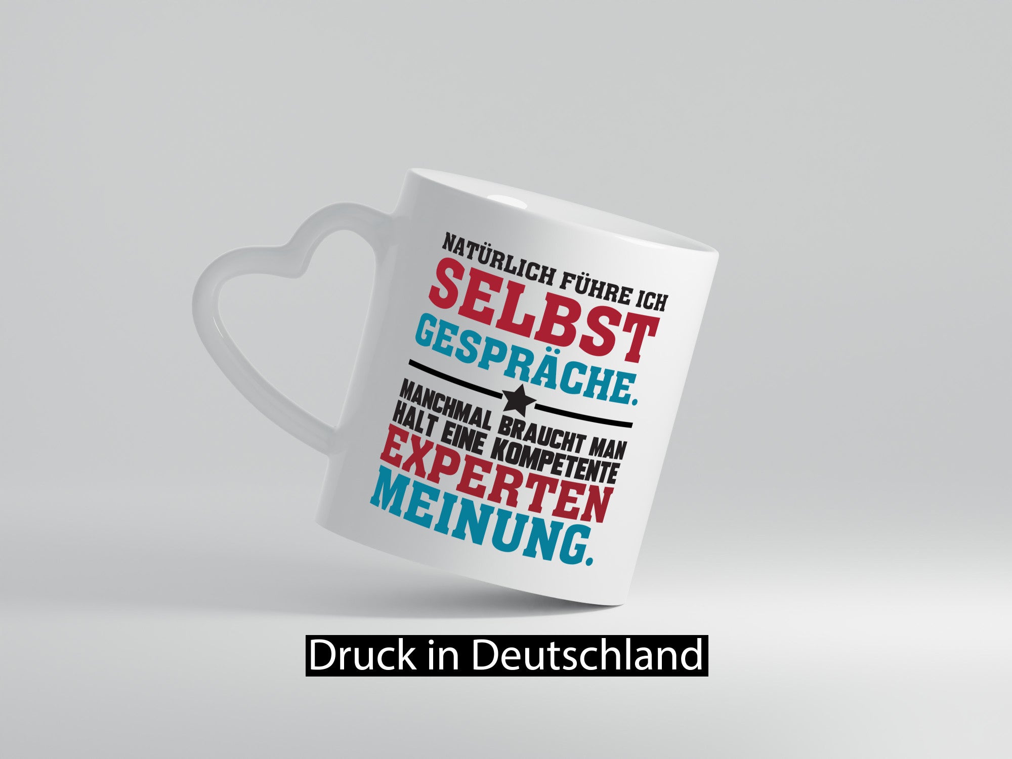 Selbstgespräche Expertenmeinung | Spruch Tasse Job lustig Arbeit Kollegen Büro