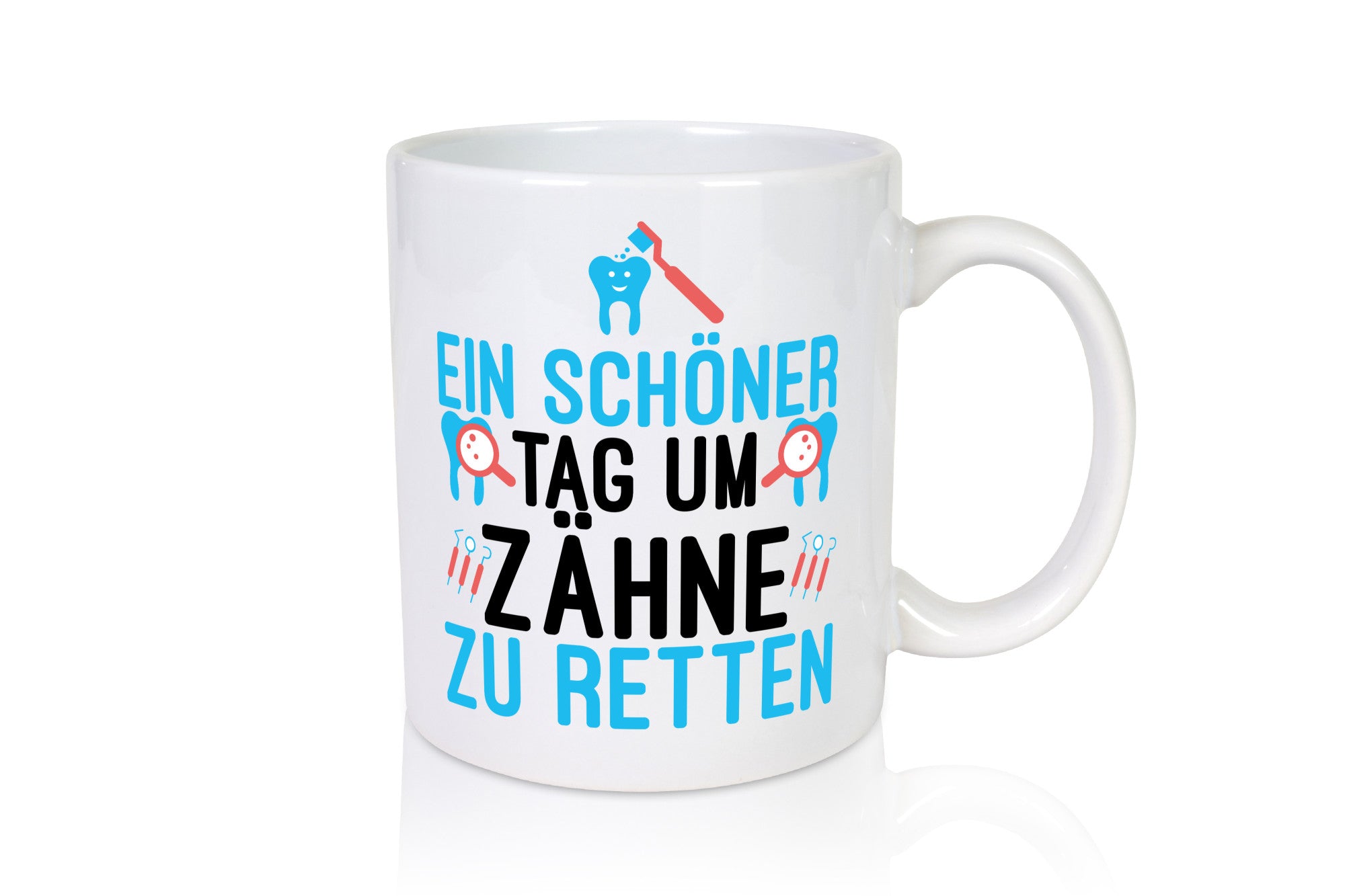 Zähne retten | Zahnarzt Praxis lustiger Spruch Kollege Geschenkidee Arbeit