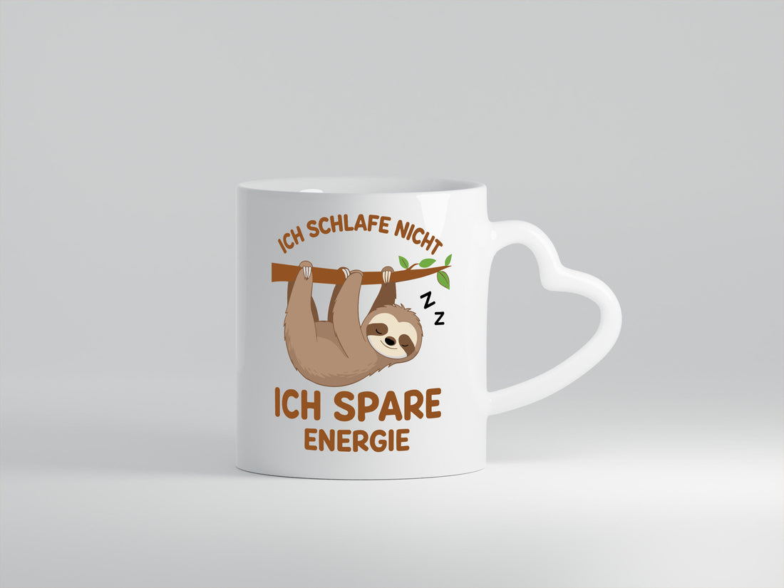 Schlafe nicht spare energie | Faultier Müde v2 lustig Tierliebhaber Humor