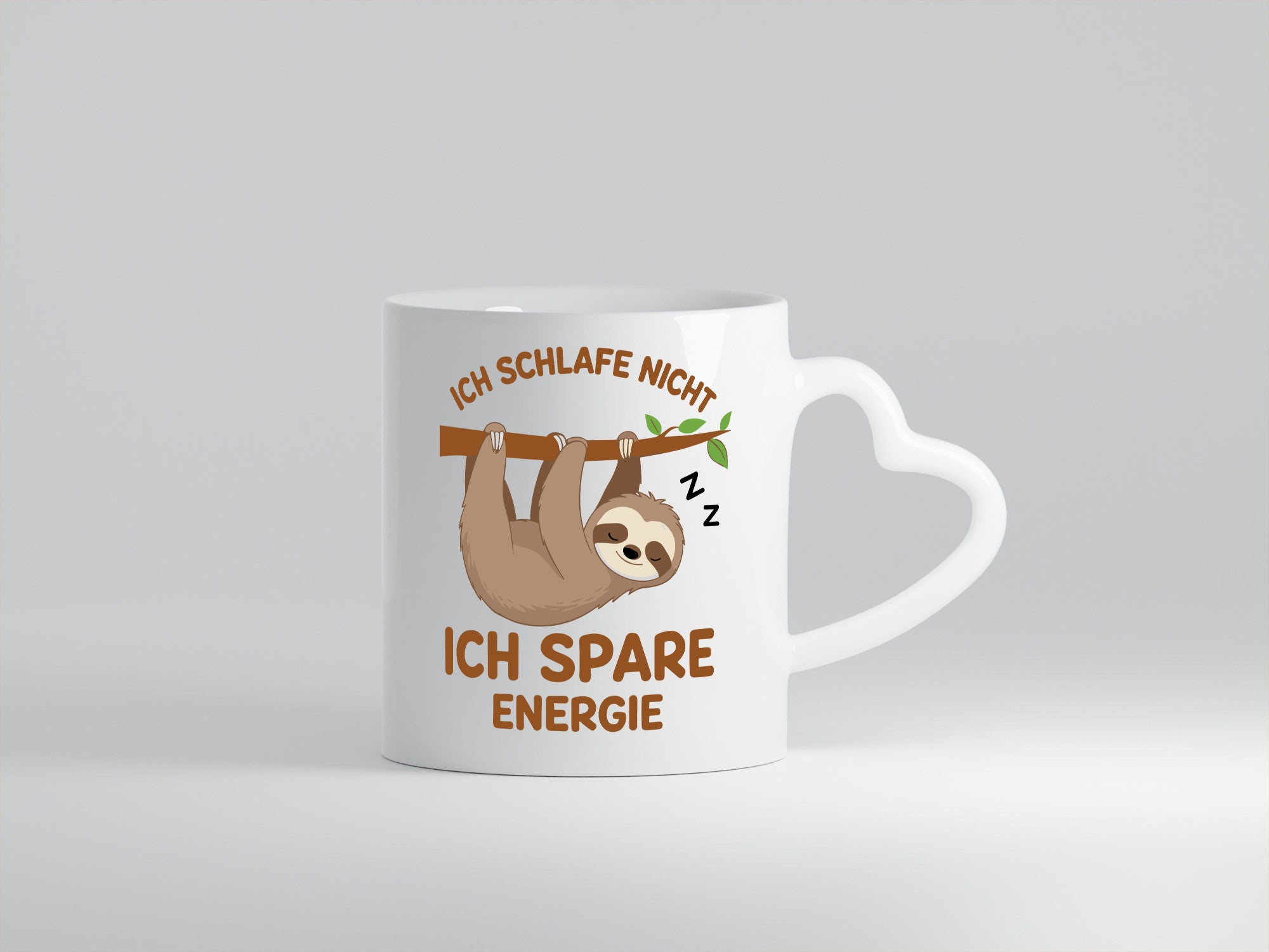 Schlafe nicht spare energie | Faultier Müde v2 lustig Tierliebhaber Humor