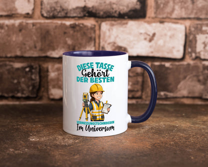 Im Universum: Vermessungstechnikerin | Techniker lustiger Spruch Geschenk Humor