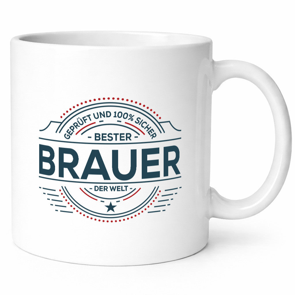 Geprüft und sicher: Brauer | Bier Brauerei Geschenk Humor Geschenkidee lustiger