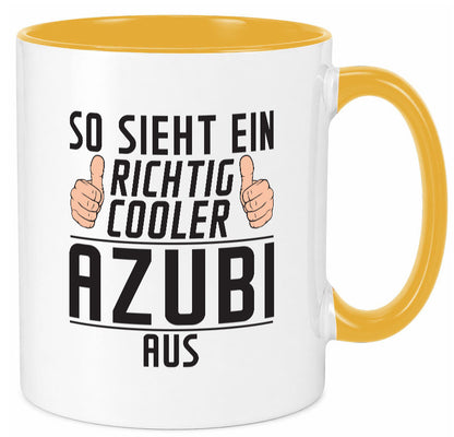 Richtig Cooler Azubi | Ausbildung Lehre Lehrling Geschenk Humor Geschenkidee Tasse