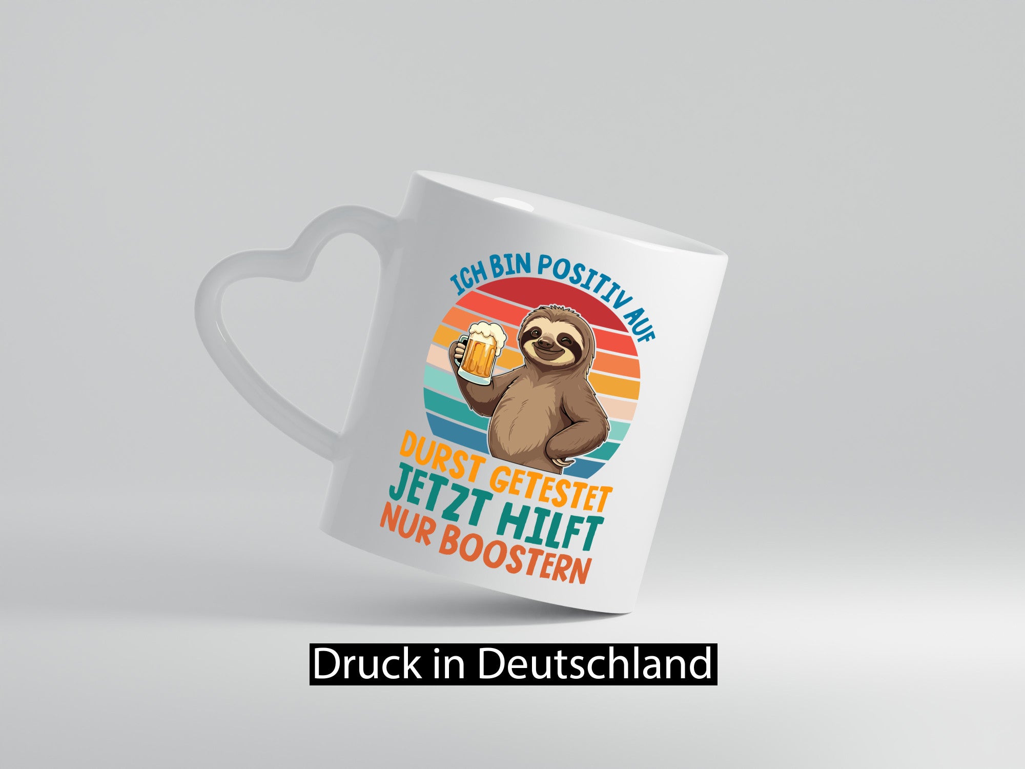 Positiv auf Durst getestet | Biertrinker Faultier Geschenk Tierliebhaber Humor