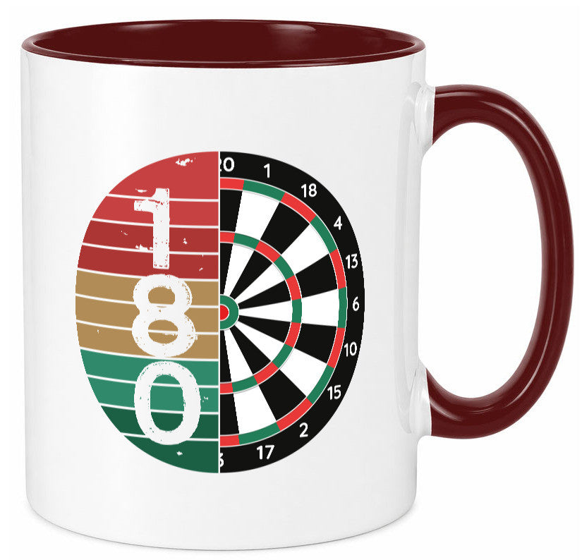 Dartsboard | Retro Dartspieler Kollege Freunde Geschenkidee Arbeit Kollegen