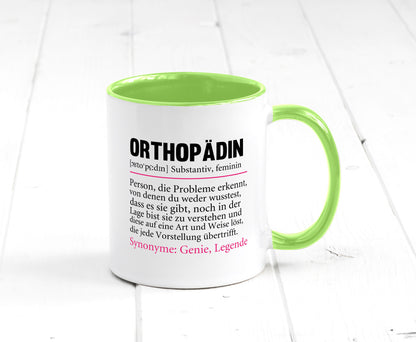 Orthopädin | Spruch Beruf Humor Orthopädie v2 Arbeit Kollegen Büro Geschenkidee