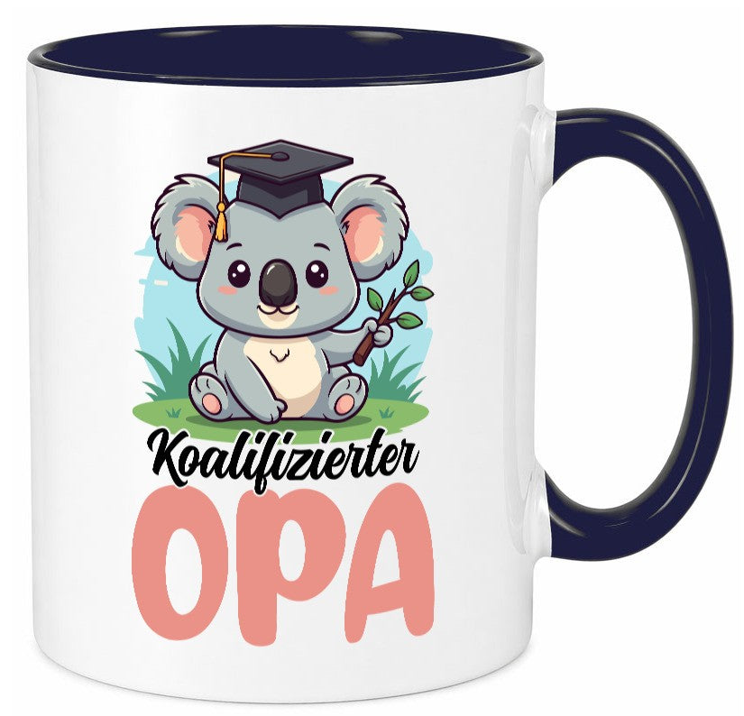 Koalifizierter Opa | Großvater Enkel Familie Humor Geschenkidee Tasse