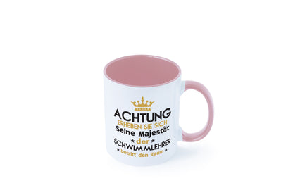 Seine Majestät Schwimmlehrer | Lehrer Schüler schwimmen Geschenkidee Humor Tasse