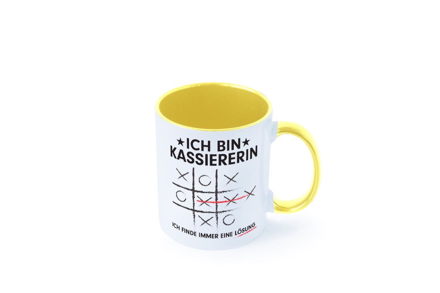 Löse Probleme: Kassiererin Geschenkidee Humor Tasse