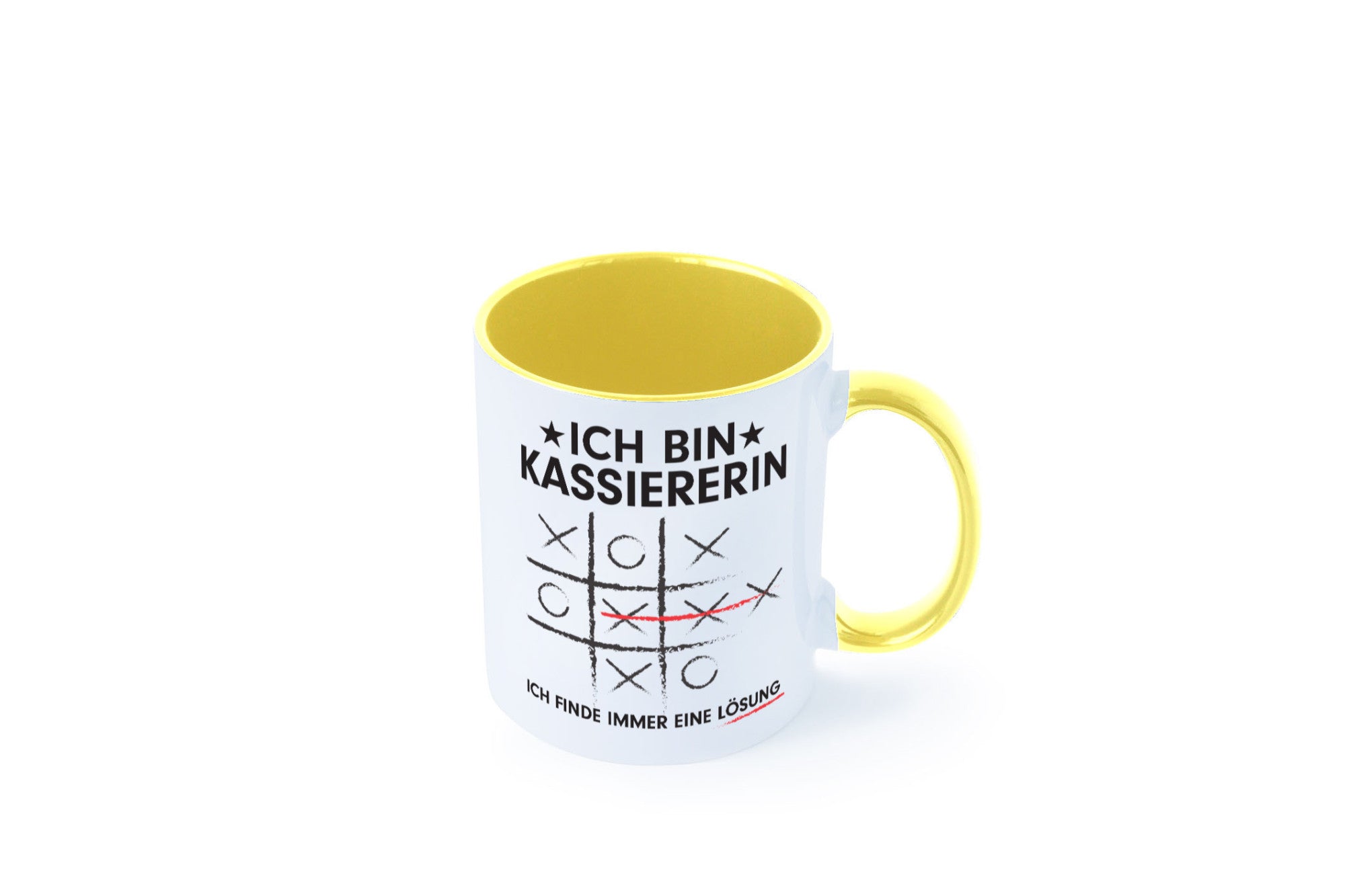 Löse Probleme: Kassiererin Geschenkidee Humor Tasse