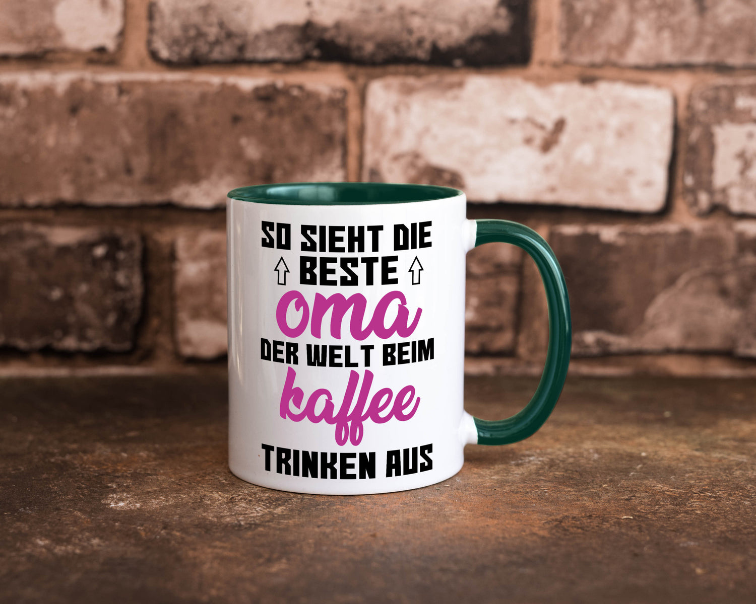 Beste Oma der Welt | Großmutter Tasse lustiger Spruch Geschenk Familie