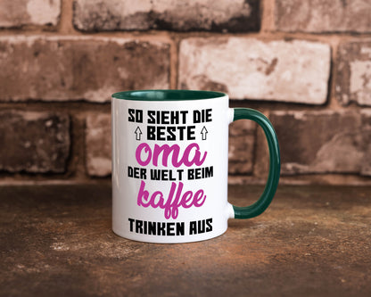 Beste Oma der Welt | Großmutter Tasse lustiger Spruch Geschenk Familie