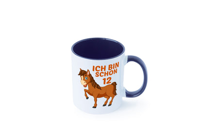 12. Geburtstag | Ich bin schon 12 Pferde Pony Geschenkidee Humor Tasse