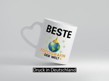 Welt Beste Fotografin | Fotografie Kamera Geschenkidee Humor Tasse