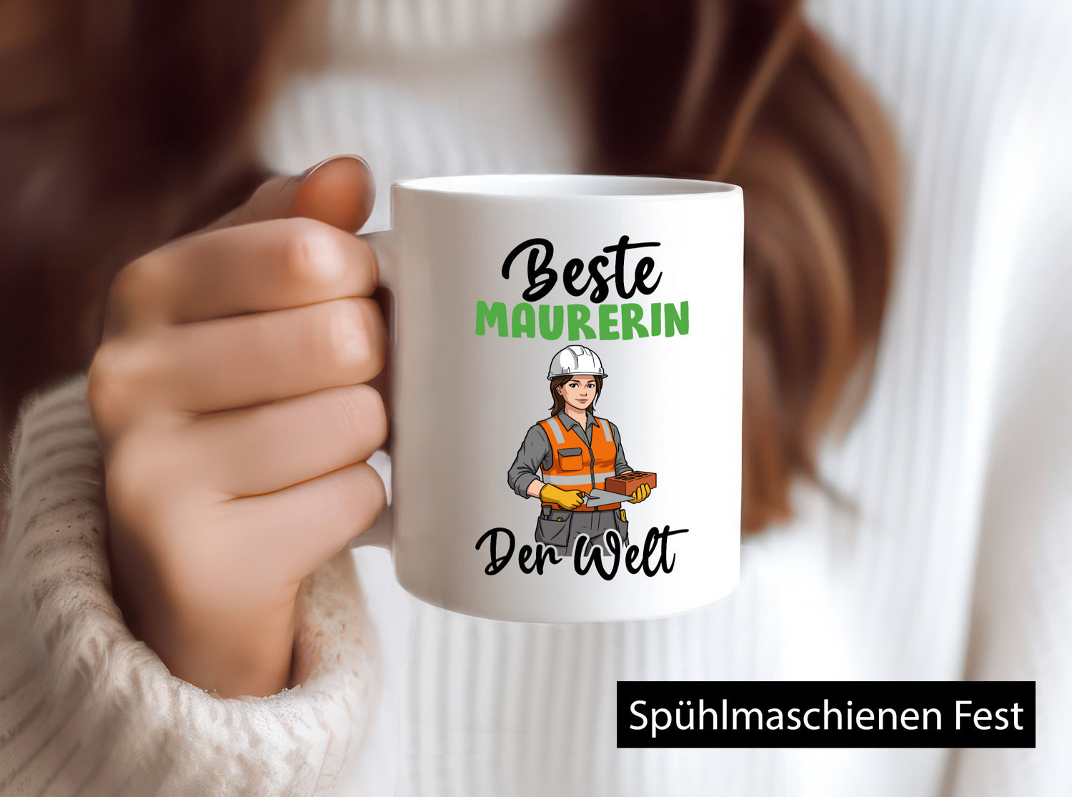 Bester Maurerin | Bau Handwerkerin Humor Geschenkidee Tasse