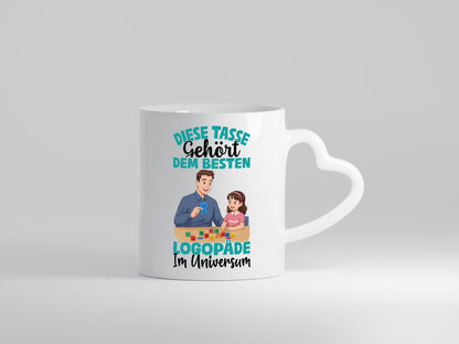 Im Universum: Logopäde | Sprachtherapie lustig Humor Geschenkidee Geschenk Tasse