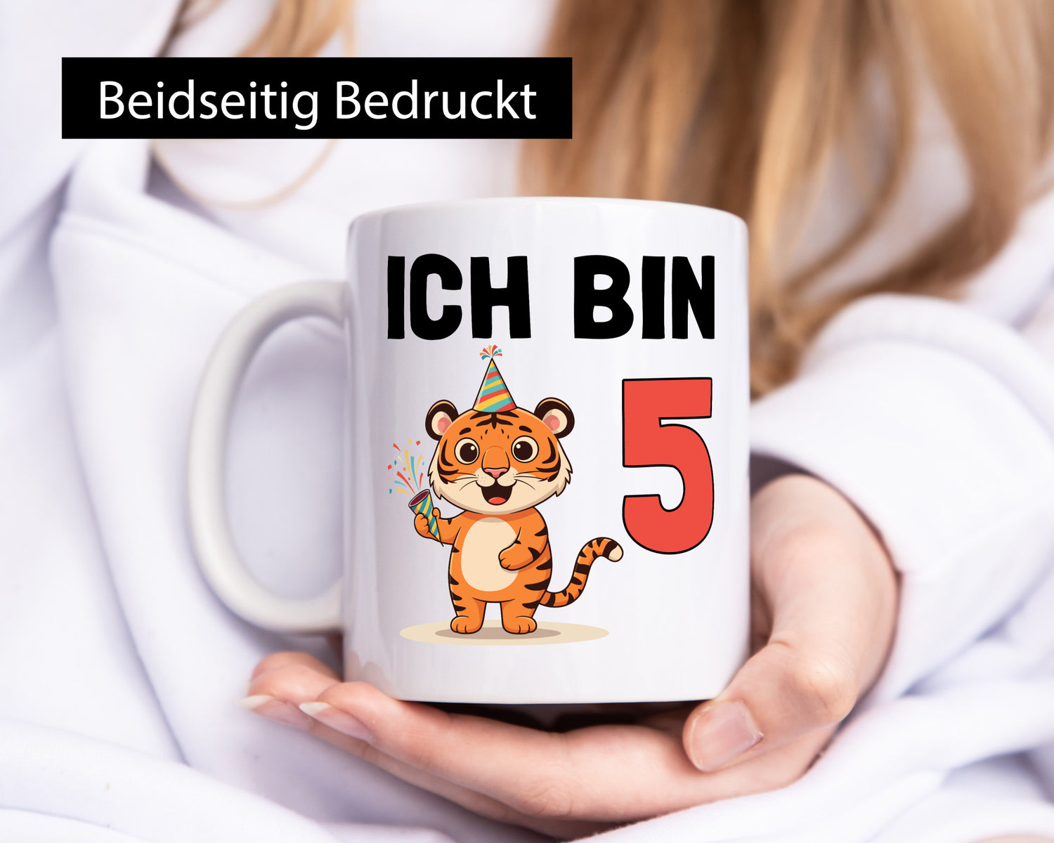 5. Geburtstag | 5 Jahre Tiger Geschenkidee Humor Tasse
