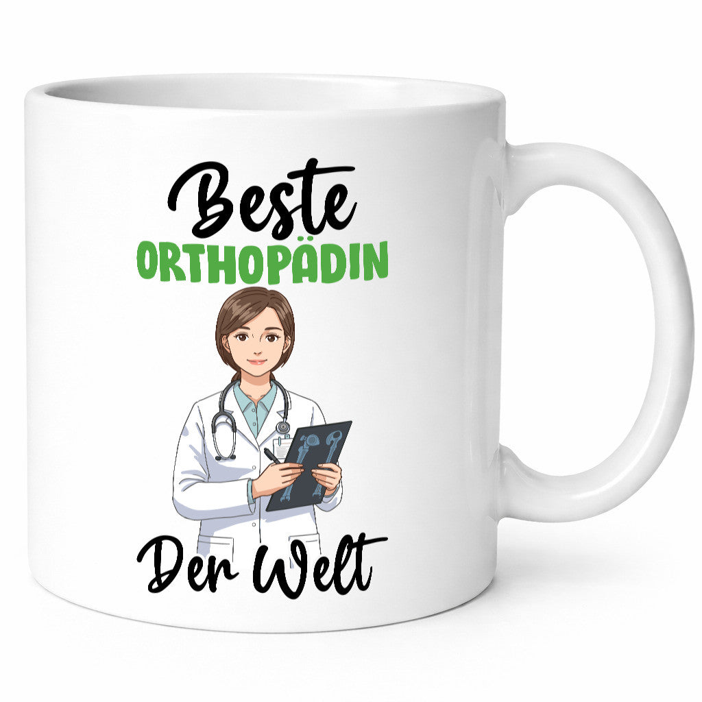 Beste Orthopädin |Orthopädie v2 Geschenkidee Humor Tasse