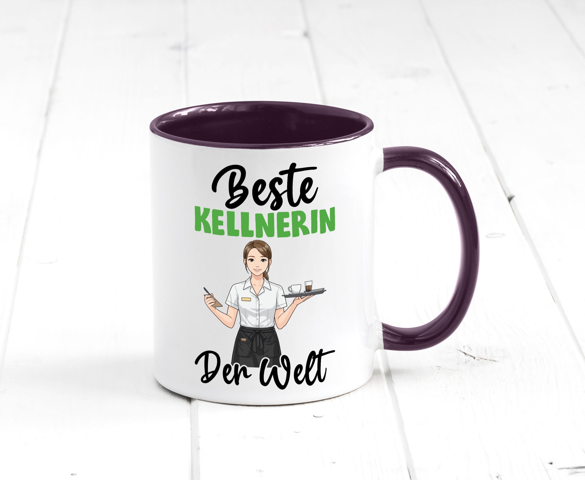 Beste Kellnerin | Beruf kellnern Bedienung v2 Humor Arbeit Kollegen Büro