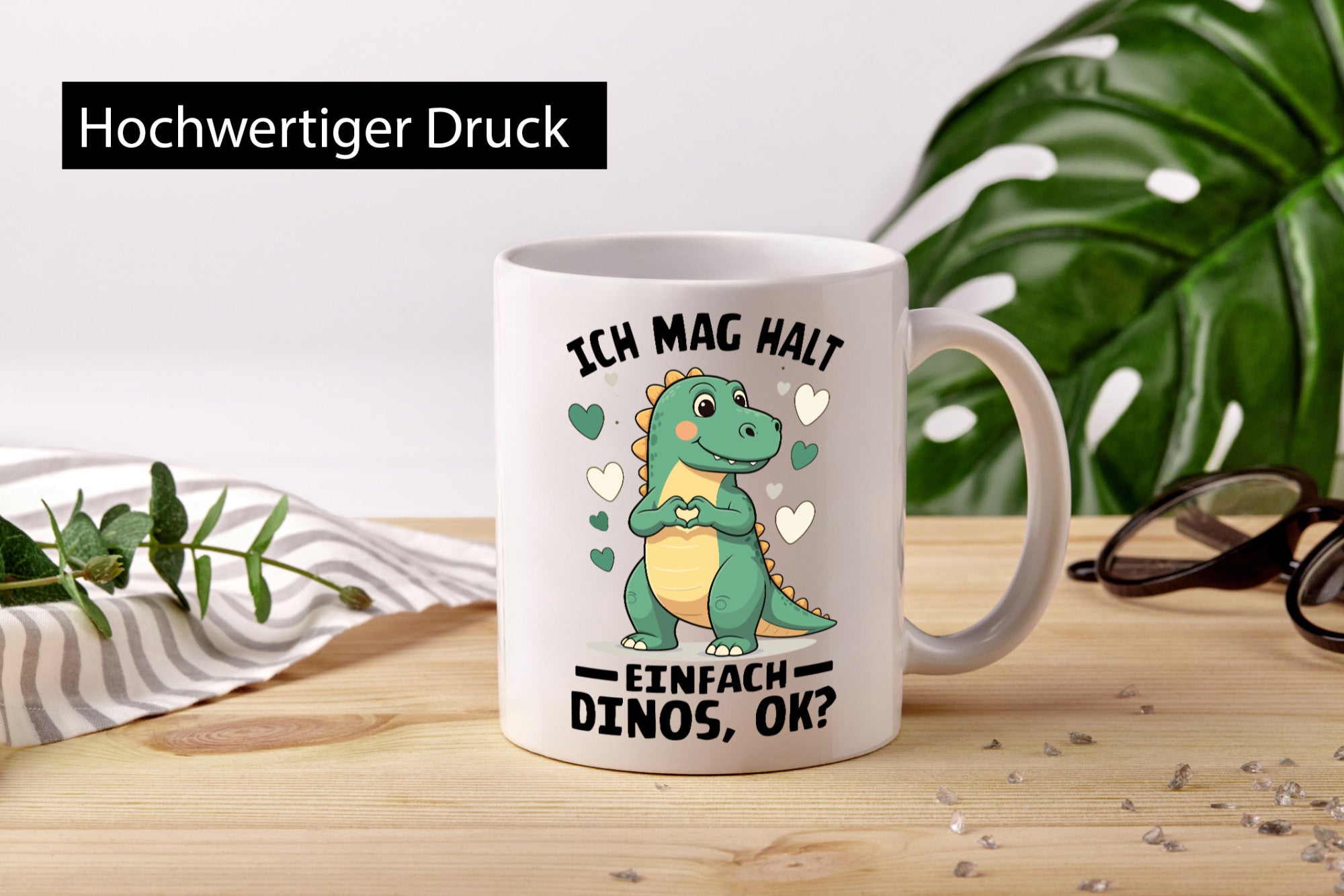 Ich mag halt einfach dinos ok | Dinosaurier Dino Geschenkidee Humor Tasse