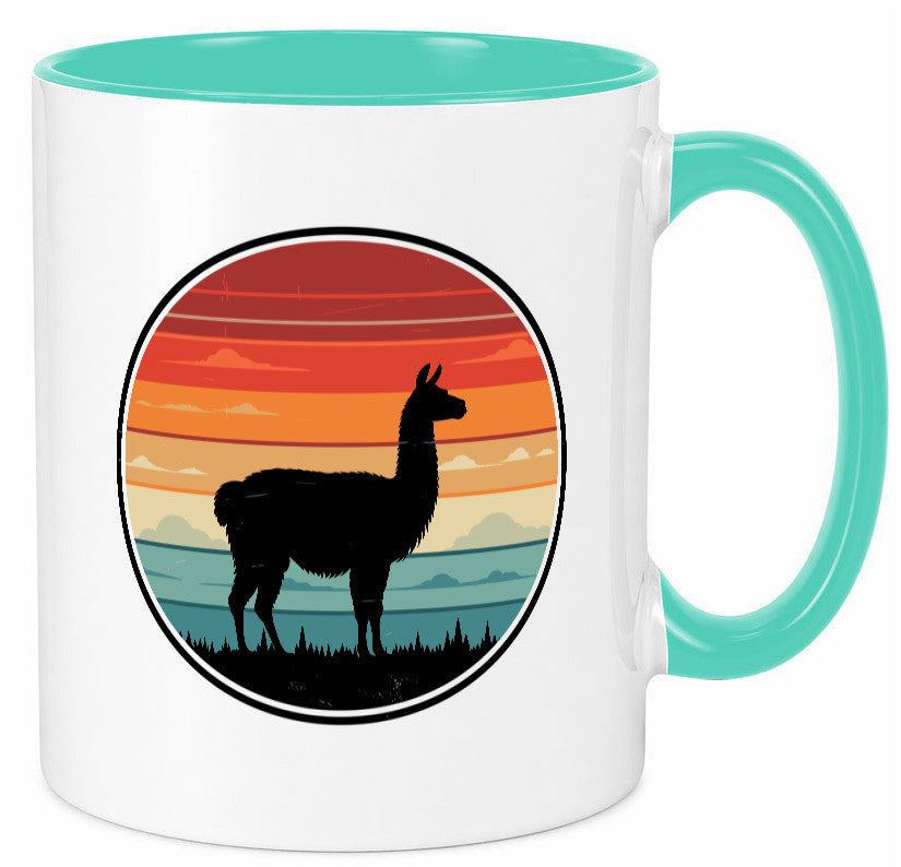 Lama | Alpaka Vintage Humor Geschenkidee Tasse