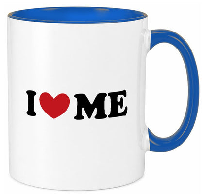 I love me vl8 Geschenk Humor Geschenkidee lustiger Spruch Tasse